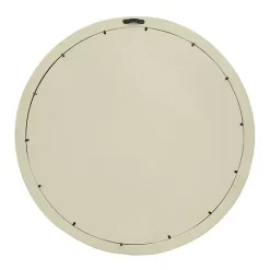 Hot Kirklands Home Round Cream Mango Wood Wall Mirror