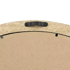 Clearance Kirklands Home Round Mango Wood Wall Mirror