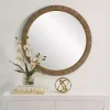 Hot Kirklands Home Round Rattan Wall Mirror