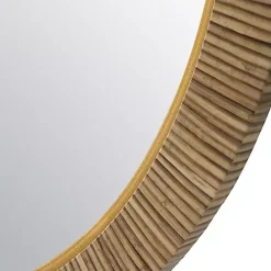 Hot Kirklands Home Round Rattan Wall Mirror