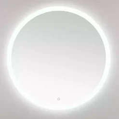 Hot Kirklands Home Round Whit LED Wall Mirror