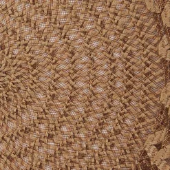 Outlet Kirklands Home Round Woven Lattice Placemats, Set of 6 Brown