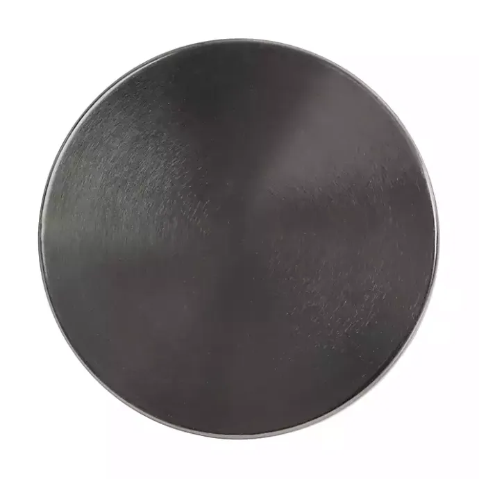 Discount Kirklands Home Round Zia Pewter Metal Accent Table Gray