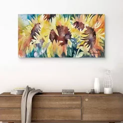 Outlet Kirklands Home Row of Sun Light Canvas Art Print Multi