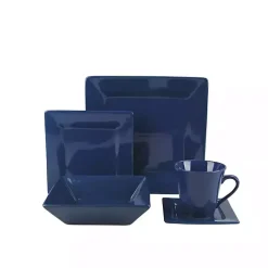 Outlet Kirklands Home Royal Squared 30-pc. Dinnerware Set Blue
