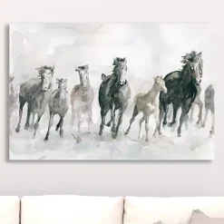 New Kirklands Home Running Wild Giclee Canvas Art Print