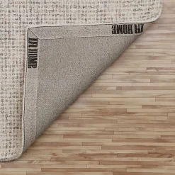 Hot Kirklands Home Rust & Beige Geometric Wool Area Rug Tan