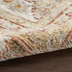 Best Kirklands Home Rust Distressed Multi Medallion Runner, 2x10