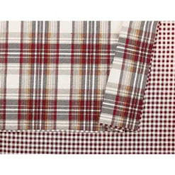 Outlet Kirklands Home Rust Plaid Camden Full/Queen 3-pc. Quilt Set