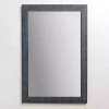 New Kirklands Home Rustic Black Ryan Profile Mirror