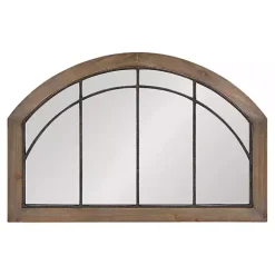 Clearance Kirklands Home Rustic Arch Holden Mirror Brown