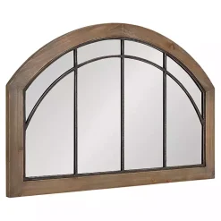 Clearance Kirklands Home Rustic Arch Holden Mirror Brown