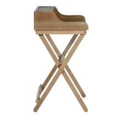 Discount Kirklands Home Rustic Wooden Folding Desk Brown