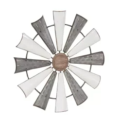 Hot Kirklands Home Rustic Metal Windmill Wall Plaque