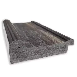 Sale Kirklands Home Rustic Rail Charred Framed Mirror