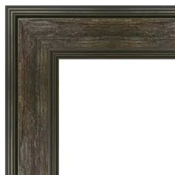 Sale Kirklands Home Rustic Rail Charred Framed Mirror