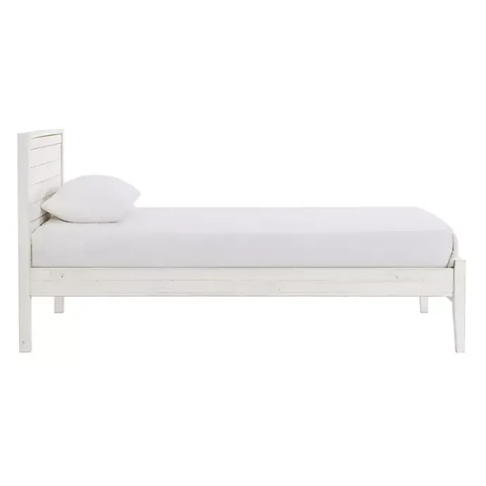 Online Kirklands Home Rustic White Pine Panel Twin Bed Frame