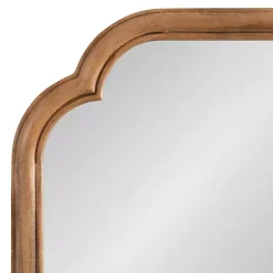 New Kirklands Home Rustic Wood Scallop Wall Mirror
