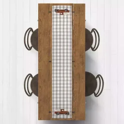 Online Kirklands Home Rusty Harvest Truck Table Runner Gray
