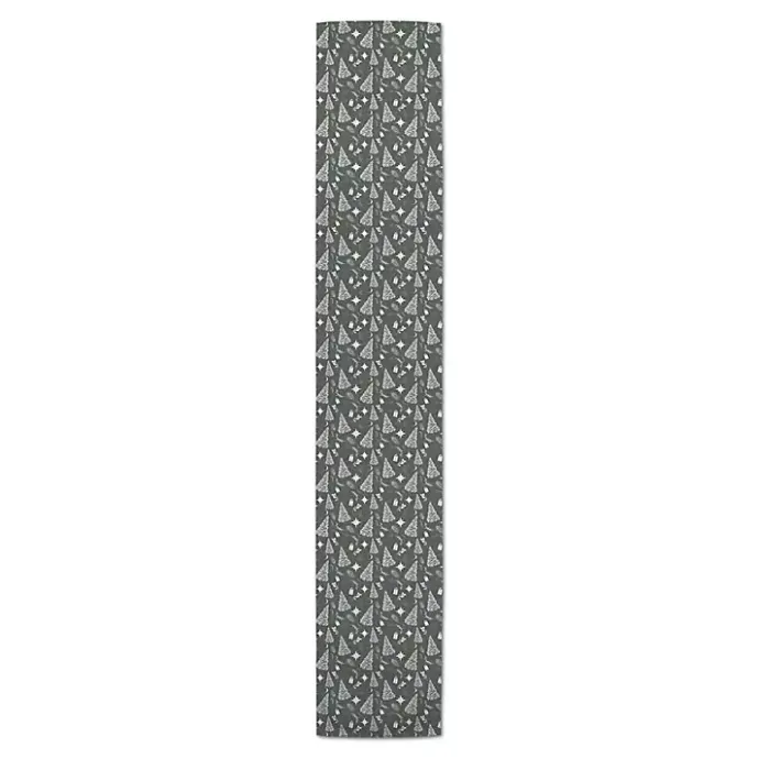 Online Kirklands Home Sage Christmas Trees Table Runner