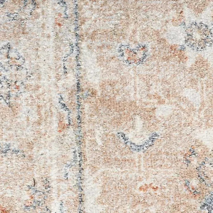 Best Kirklands Home Sage Distressed Medallion Washable Area Rug, 5x7