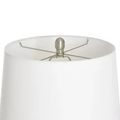 Hot Kirklands Home Sage Green Ceramic Dimpled Table Lamp White
