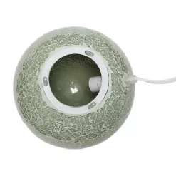 Best Kirklands Home Sage Mosaic Ball Table Lamp Green