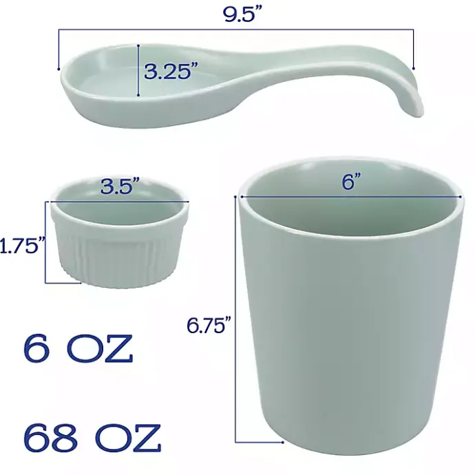 Sale Kirklands Home Sage Katy 6-pc. Kitchen Accessories Set Green