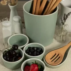 Sale Kirklands Home Sage Katy 6-pc. Kitchen Accessories Set Green