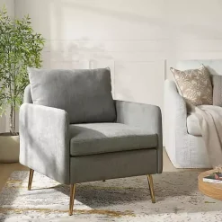 Kirklands Home Sage Penny Upholstered Accent Chair Green