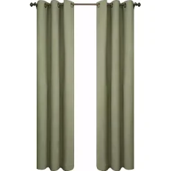 Outlet Kirklands Home Sage Room Darkening Curtain Panel Set, 54 in. Green