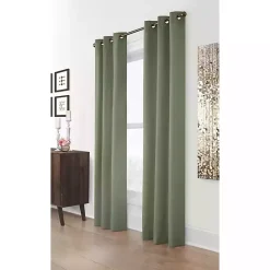 Discount Kirklands Home Sage Room Darkening Curtain Panel Set, 63 in. Green
