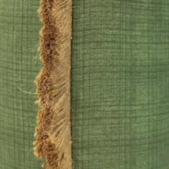 Online Kirklands Home Sage Textured Jute Trim Outdoor Pillow Green