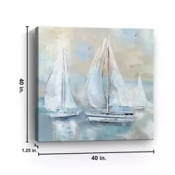 Kirklands Home Sail Afar Giclee Canvas Art Print Blue