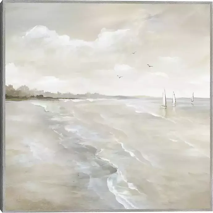 Sale Kirklands Home Sail Away Framed Art Print Gray