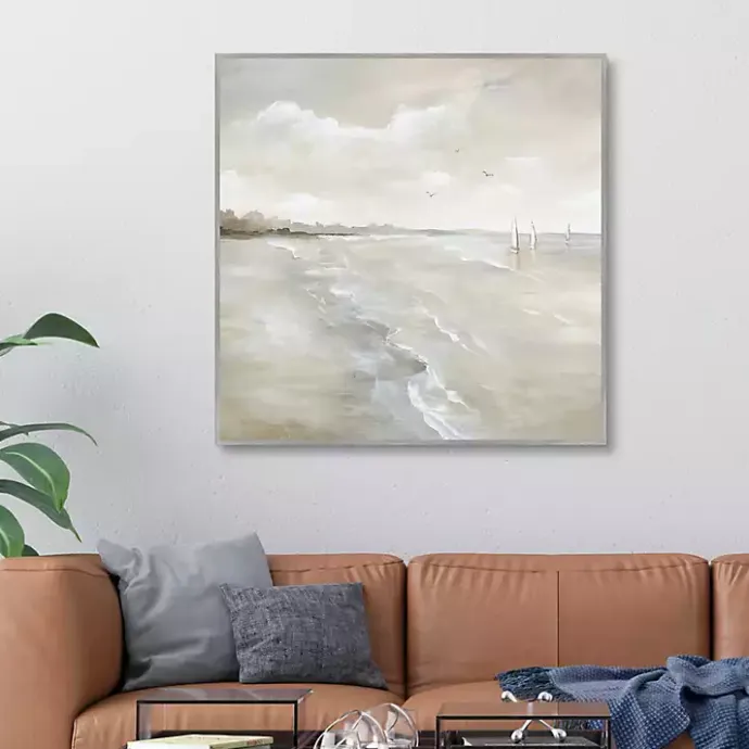 Sale Kirklands Home Sail Away Framed Art Print Gray
