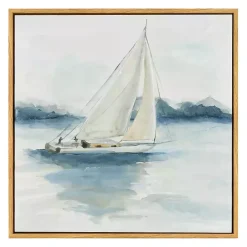 Best Kirklands Home Sail from the Coast Framed Canvas Prints, Set of 2