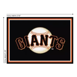 Best Kirklands Home San Francisco Giants Spirit Rug, 3x4 Black