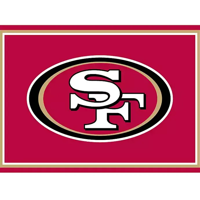 Discount Kirklands Home San Fransisco 49ers Area Rug, 3x4 Red