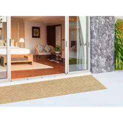 Clearance Kirklands Home Sand Intertwine Indoor/Outdoor Runner Tan