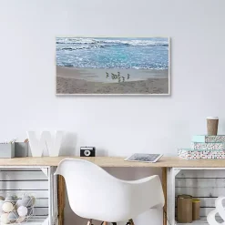 Online Kirklands Home Sandpiper Morning Framed Canvas Art Print