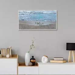 Online Kirklands Home Sandpiper Morning Framed Canvas Art Print