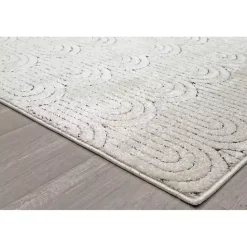 New Kirklands Home Sandstone Chanai Indoor Area Rug, 5x7 Ivory
