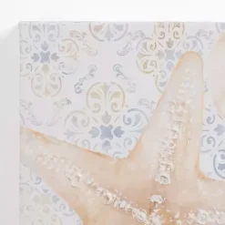 Sale Kirklands Home Sandy Seashells Canvas Art Prints, Set of 2