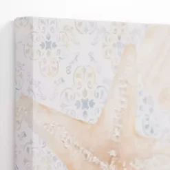 Sale Kirklands Home Sandy Seashells Canvas Art Prints, Set of 2