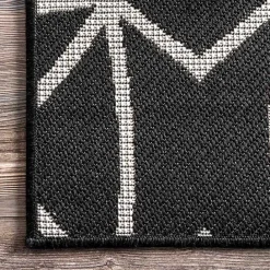 Clearance Kirklands Home Sanford Gray Geometric Shapes Outdoor Rug, 8x10