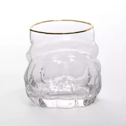 Best Kirklands Home Santa Figural Drinking Glass Clear