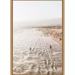 Sale Kirklands Home Santa Monica Beach Framed Canvas Art Print