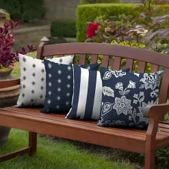 Discount Kirklands Home Sapphire Ashland Jacobean Outdoor Pillow