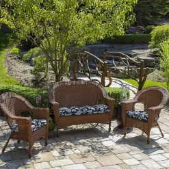 Kirklands Home Sapphire Ashland Outdoor Wicker Cushion